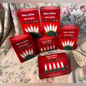 Merry Brite Mini Lights Set Bundle 7 sets